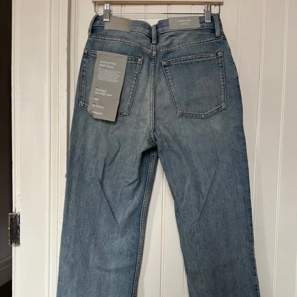 NWT Everlane Organic Rigid Way-High Jeans - Picture 5 of 8